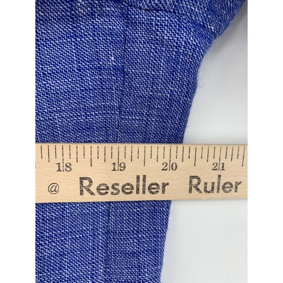 Marco Valentino Blazer Mens 42 Blue Reda Wool Linen Unstructured Italy - Picture 11 of 12